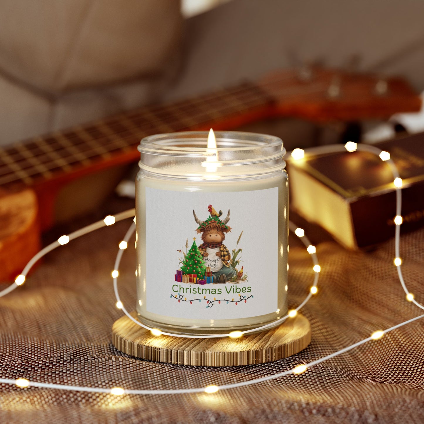 Scented Candles, Coconut Apricot Wax (4oz, 9oz)