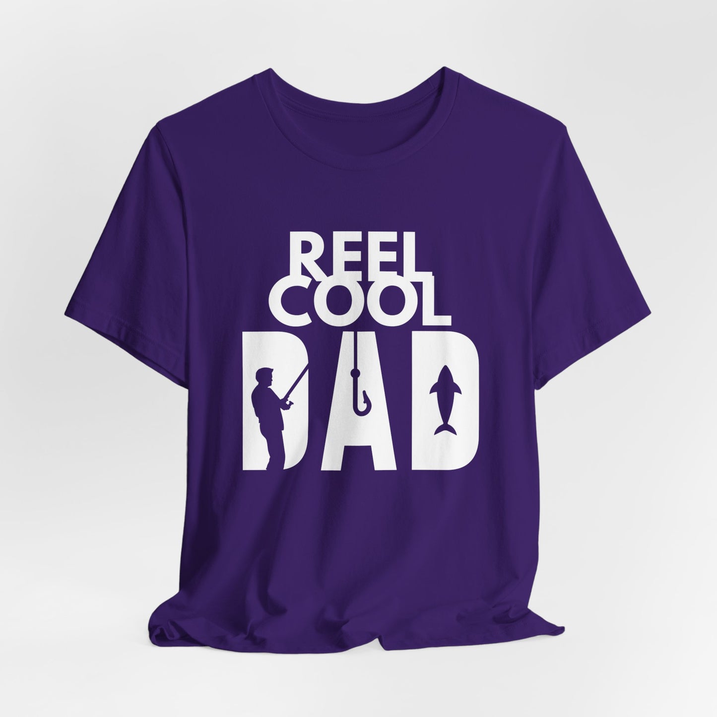 REEL COOL DAD - Unisex Jersey Short Sleeve Tee