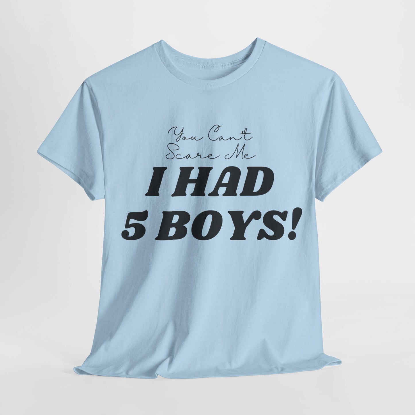 I HAD 5 BOYS - Unisex Heavy Cotton Tee