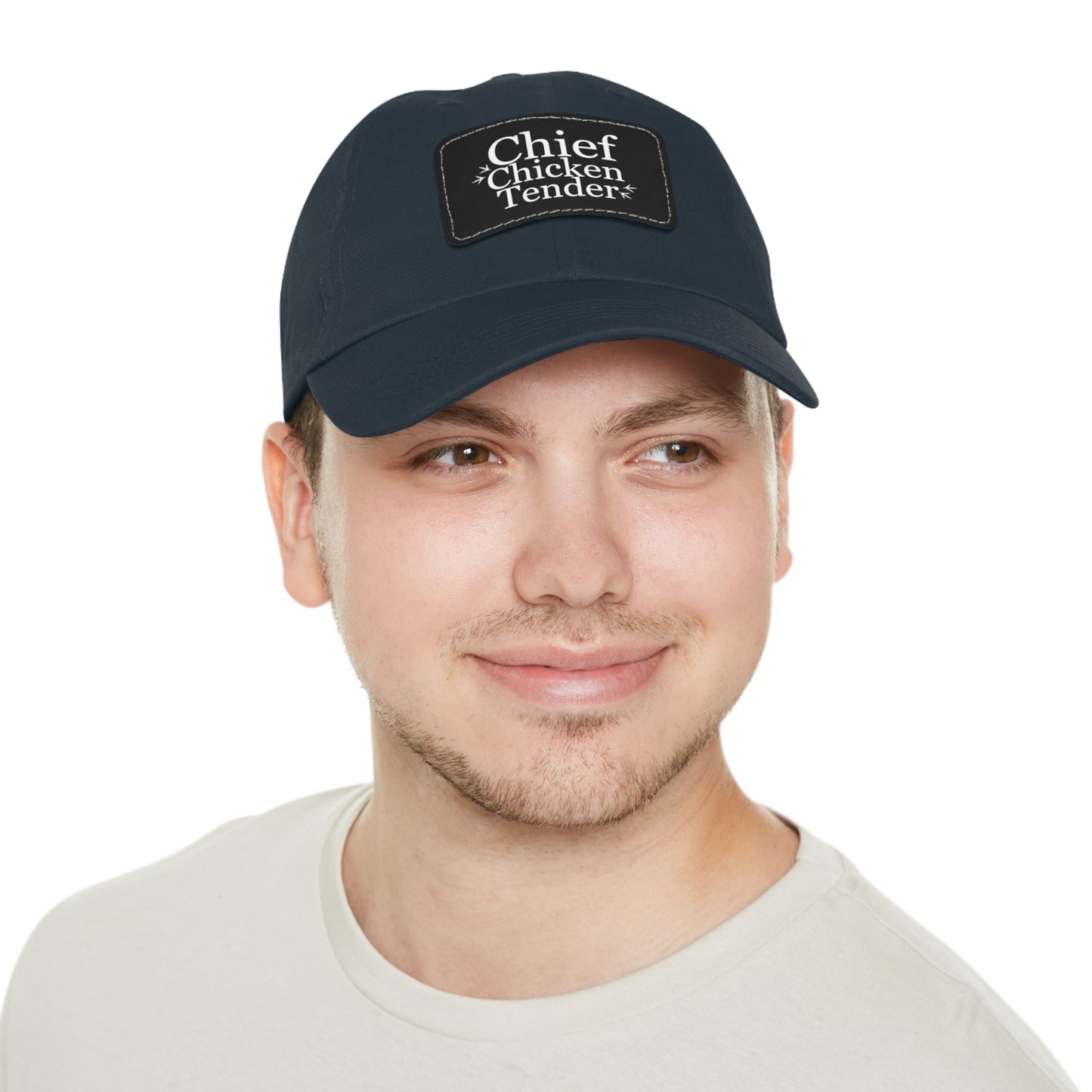 Chief Chicken Tender - Dad Hat with Leather Patch