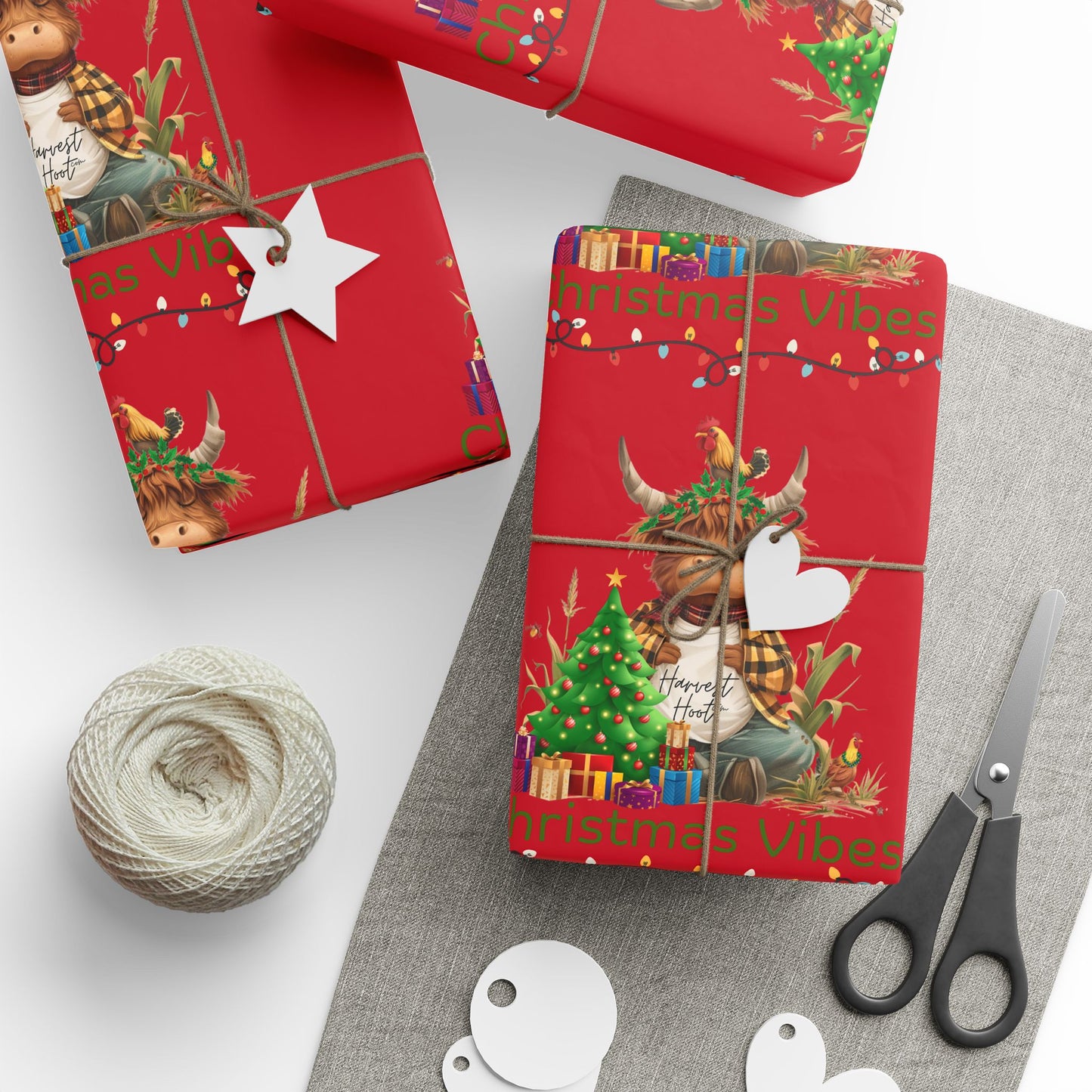 Zen's Christmas Vibes Wrapping Papers