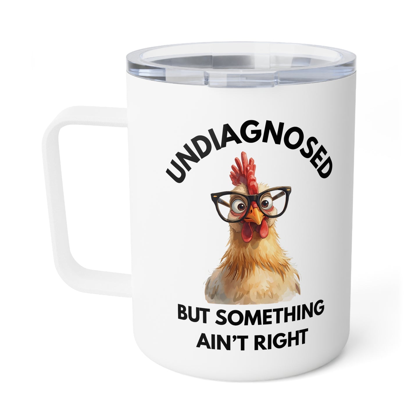 HERE WE F%$&#G GO AGAIN - Insulated Coffee Mug, 10oz