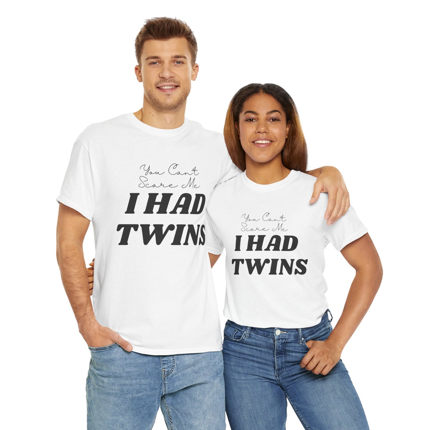 I HAD TWINS - Unisex Heavy Cotton Tee