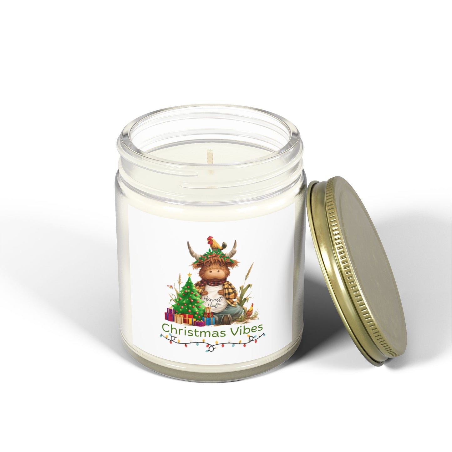 Scented Candles, Coconut Apricot Wax (4oz, 9oz)