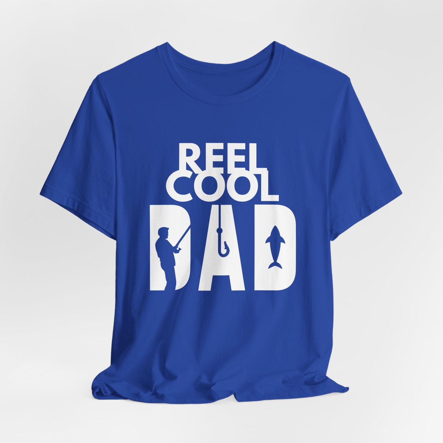 REEL COOL DAD - Unisex Jersey Short Sleeve Tee