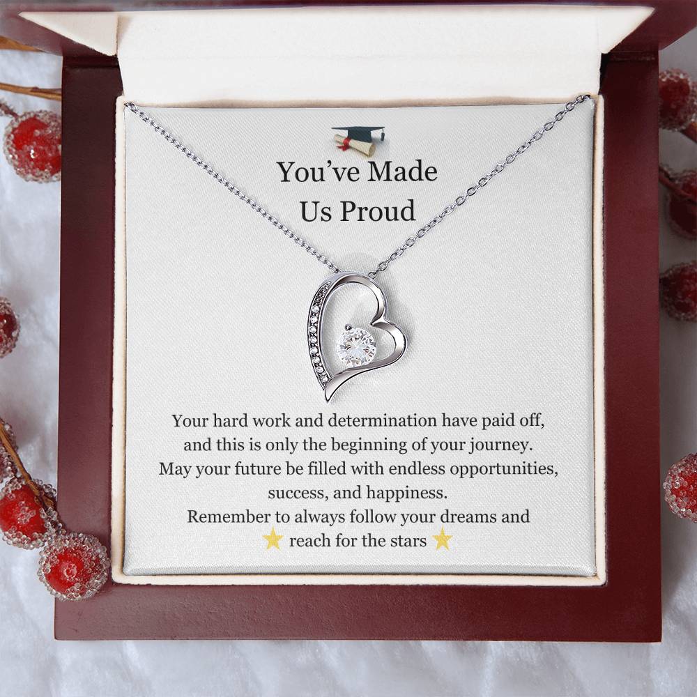 Graduate Forever Love Necklace