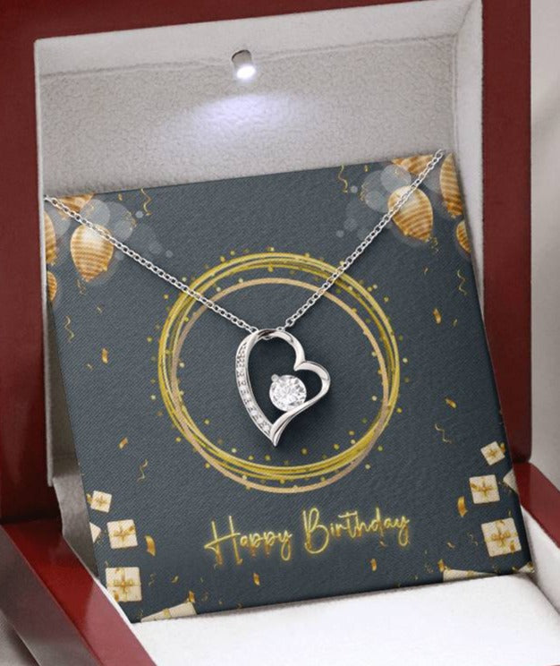 Happy Birthday- Forever Love Necklace