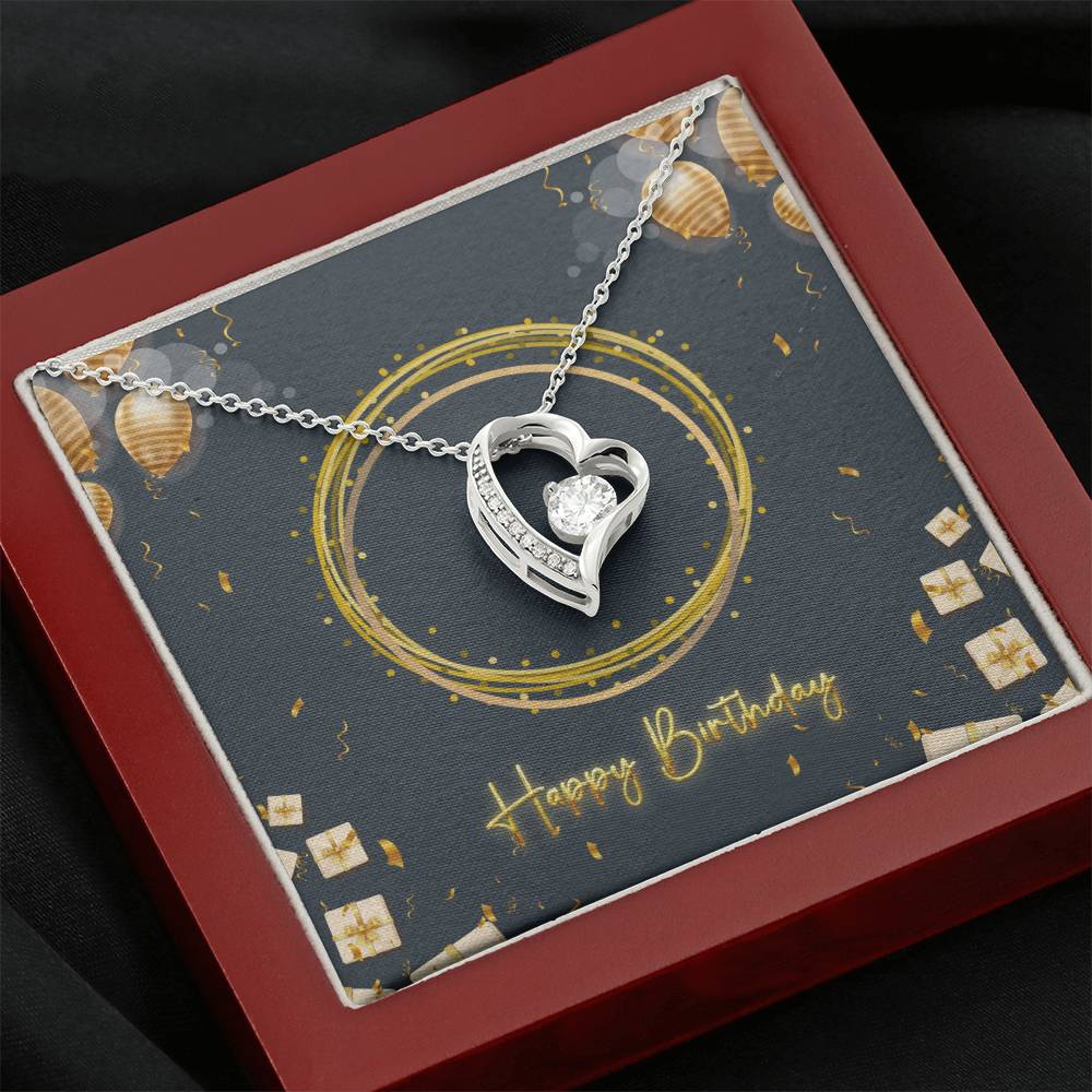 Happy Birthday- Forever Love Necklace