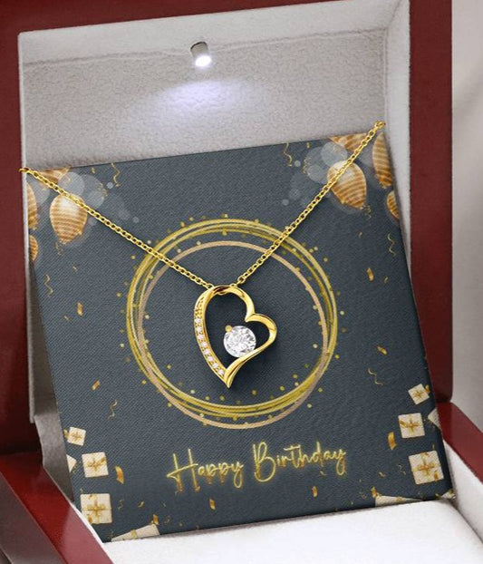 Happy Birthday- Forever Love Necklace