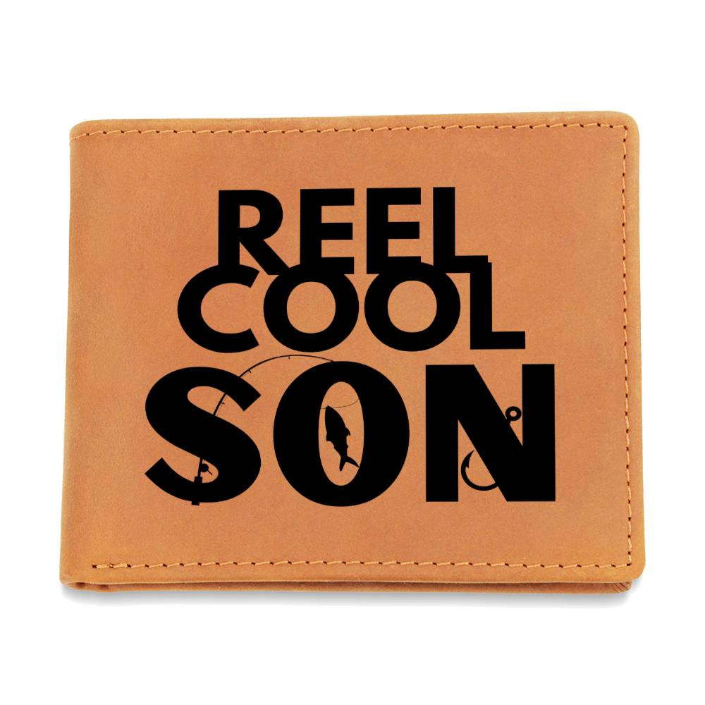 "REEL COOL SON" - Genuine Leather Wallet