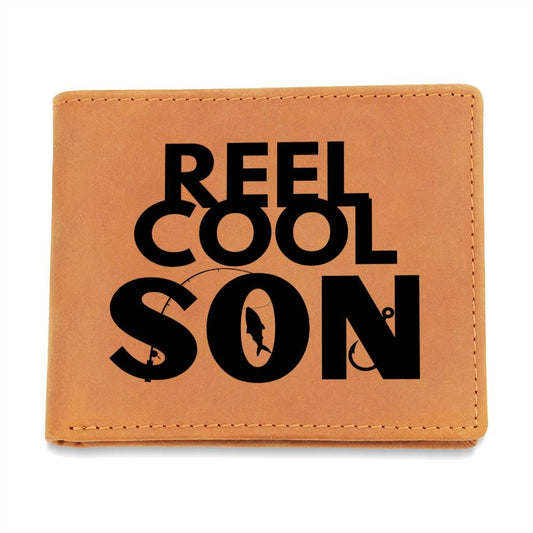 "REEL COOL SON" - Genuine Leather Wallet