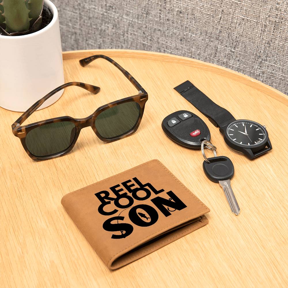 "REEL COOL SON" - Genuine Leather Wallet