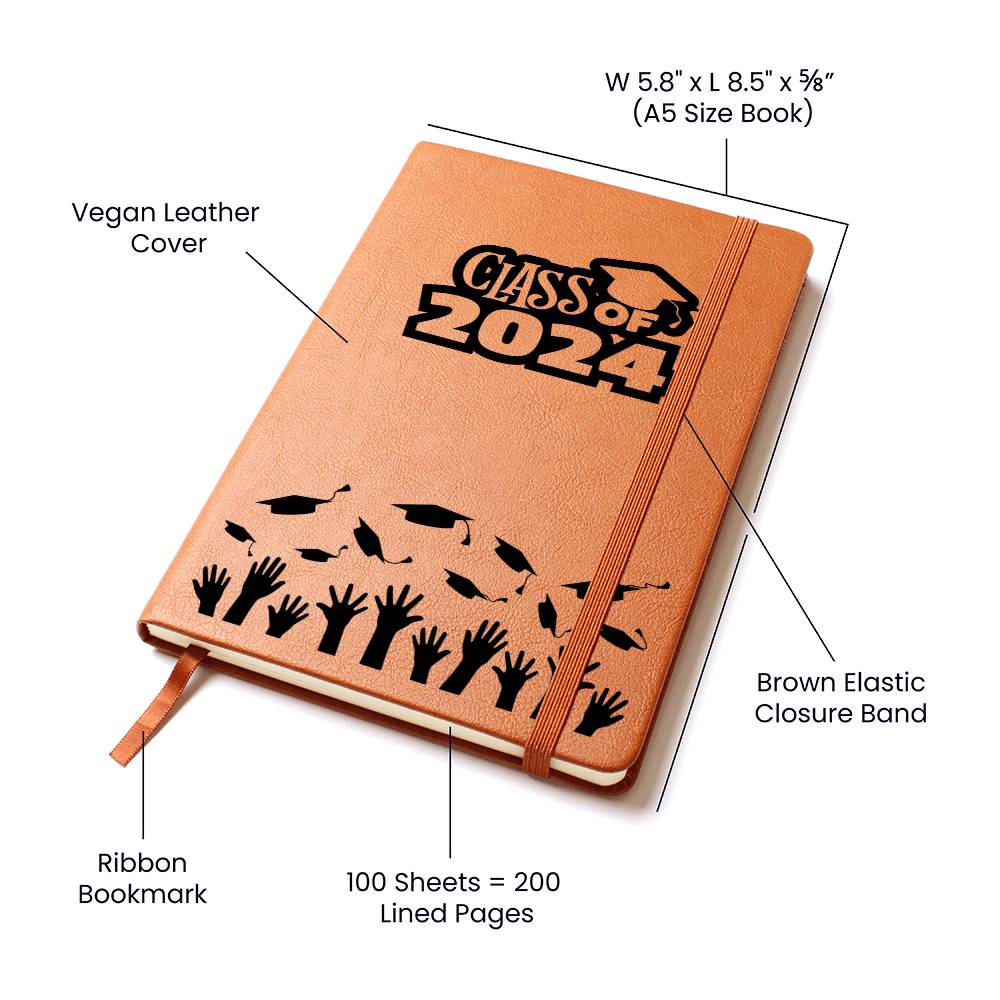 Class of 2024 - Vegan Leather Journal