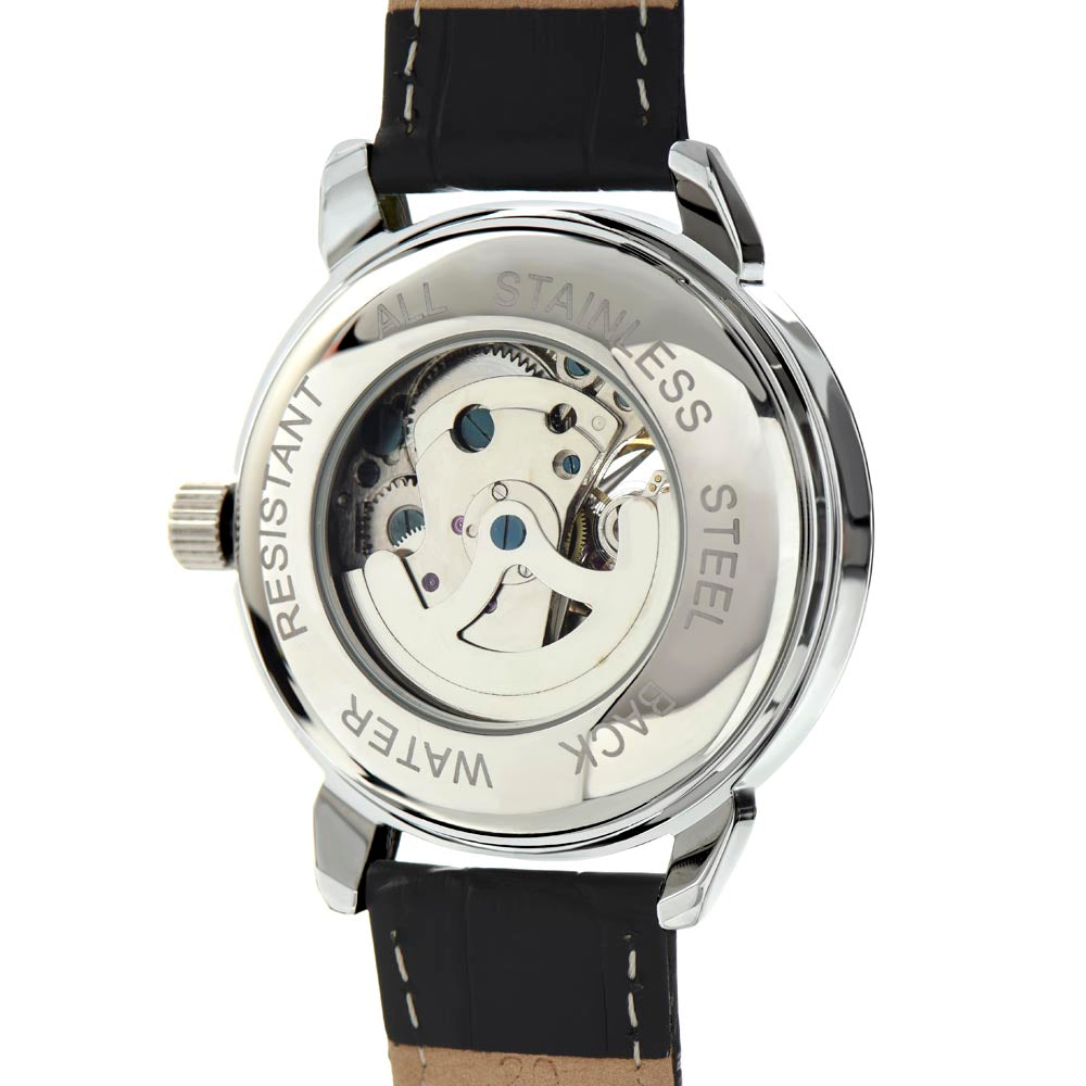 "Where The Spirit Of The Lord Is, There Is Freedom" - Men's Openwork Watch