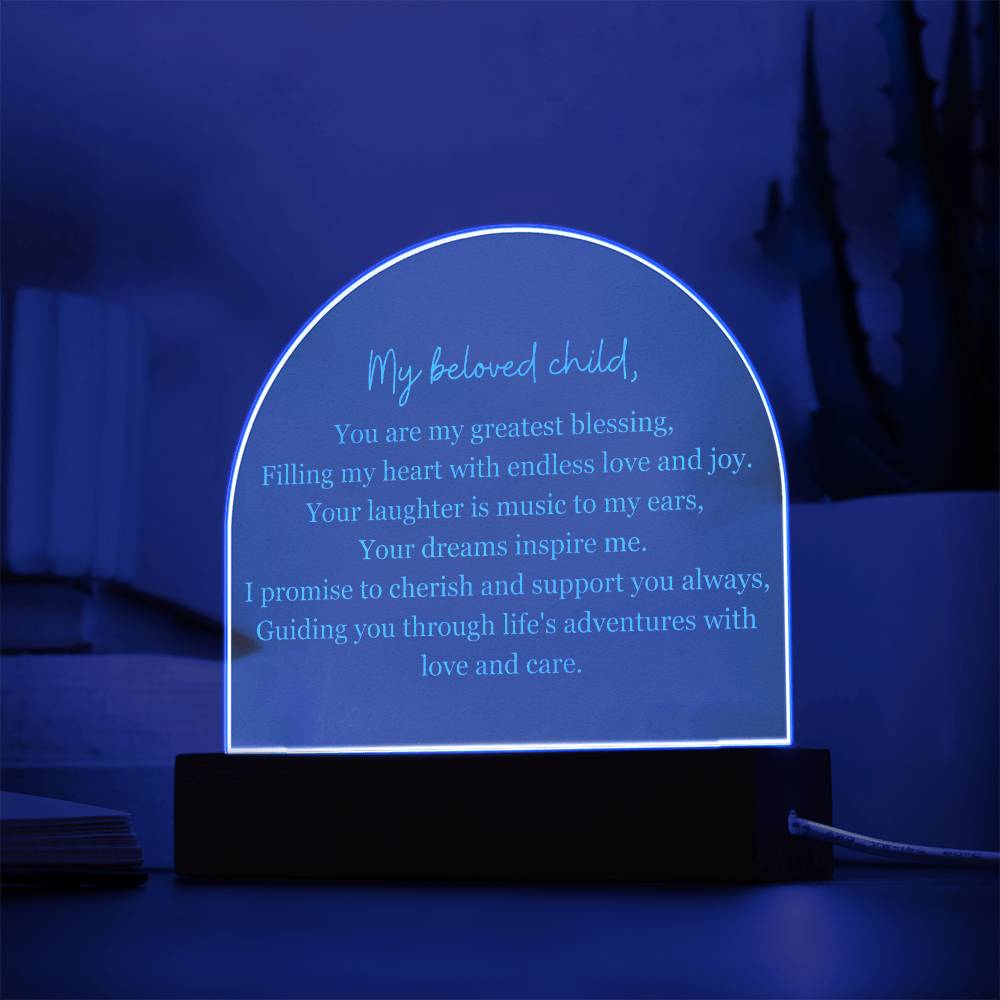 You Are My Greatest Blessing - Multi-color LED nightlight