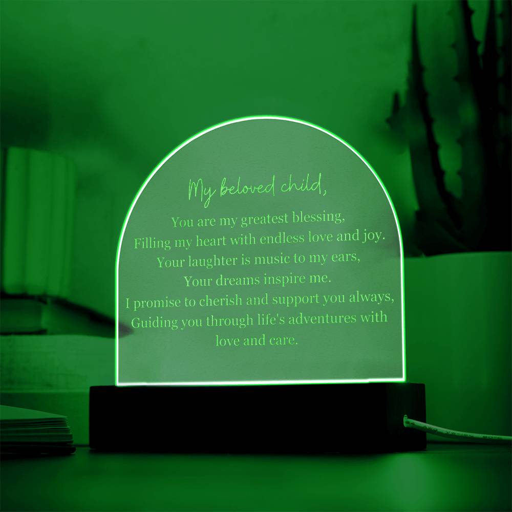 You Are My Greatest Blessing - Multi-color LED nightlight