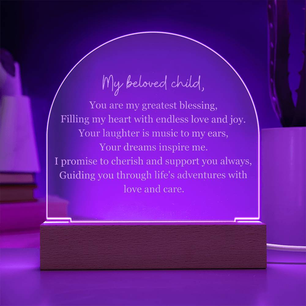 You Are My Greatest Blessing - Multi-color LED nightlight