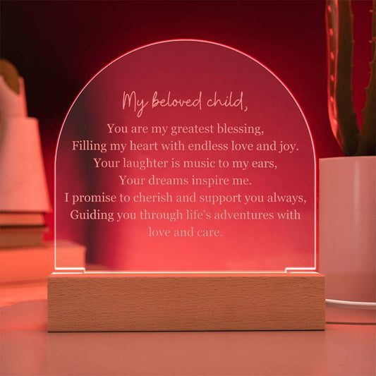 You Are My Greatest Blessing - Multi-color LED nightlight