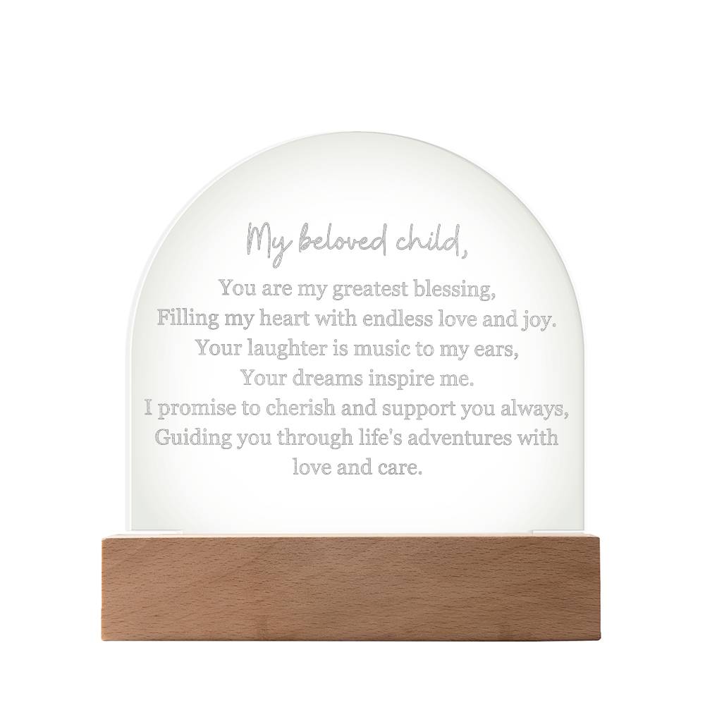 You Are My Greatest Blessing - Multi-color LED nightlight