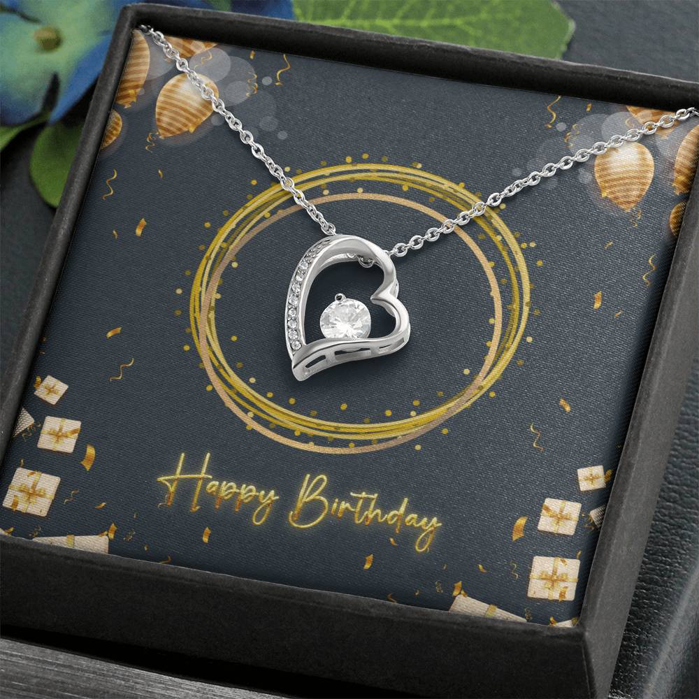 Happy Birthday- Forever Love Necklace