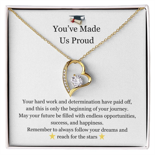 Graduate Forever Love Necklace