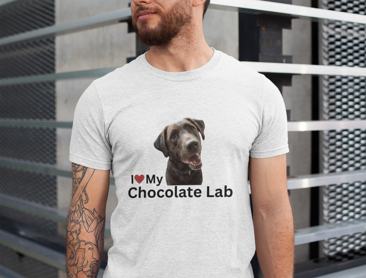 Unisex Classic T-Shirt - I Love My Chocolate Lab