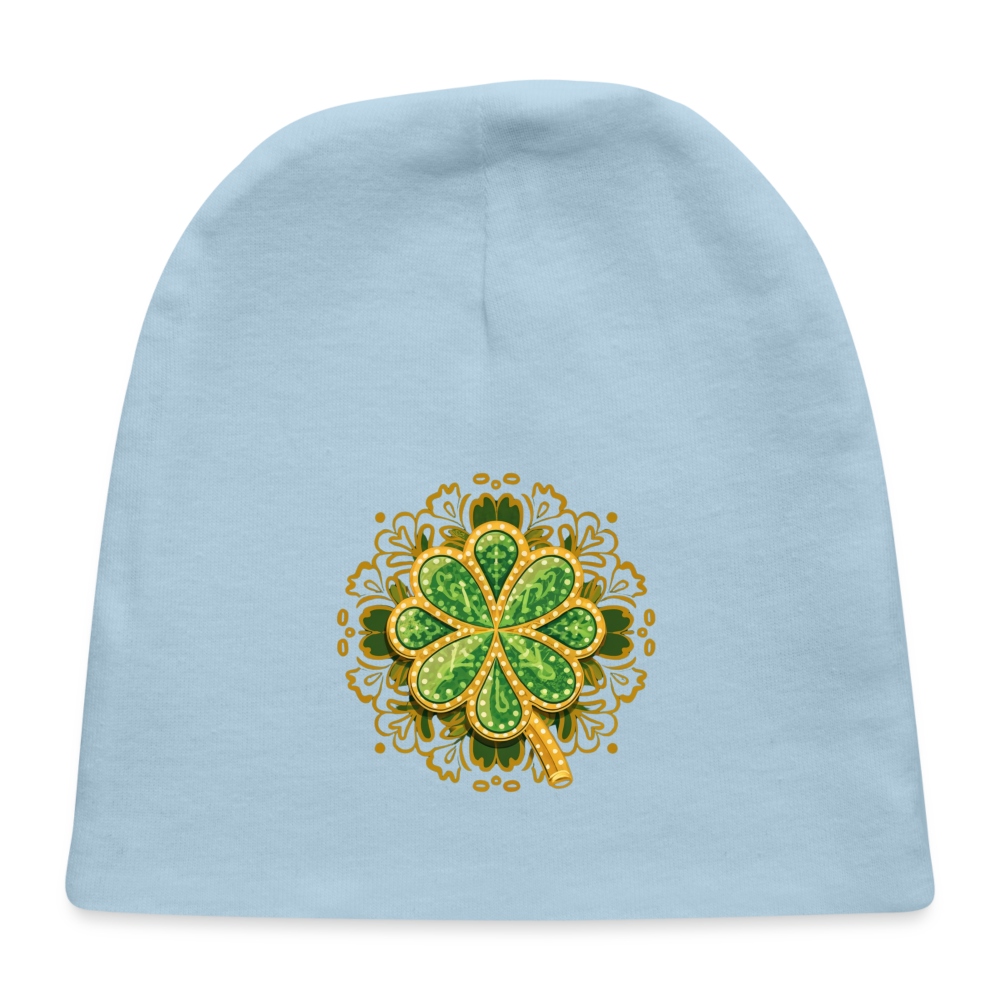 Baby Cap - Irish Clover - light blue