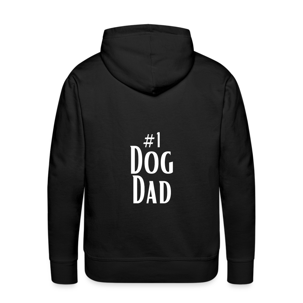 Men’s Premium Hoodie - #1 Dog Dad - black