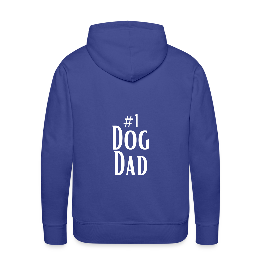 Men’s Premium Hoodie - #1 Dog Dad - royal blue