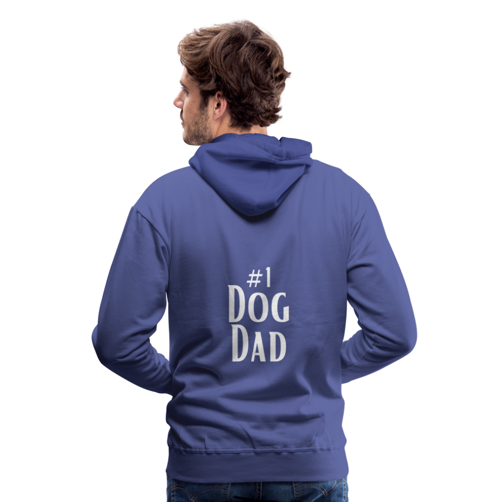 Men’s Premium Hoodie - #1 Dog Dad - royal blue