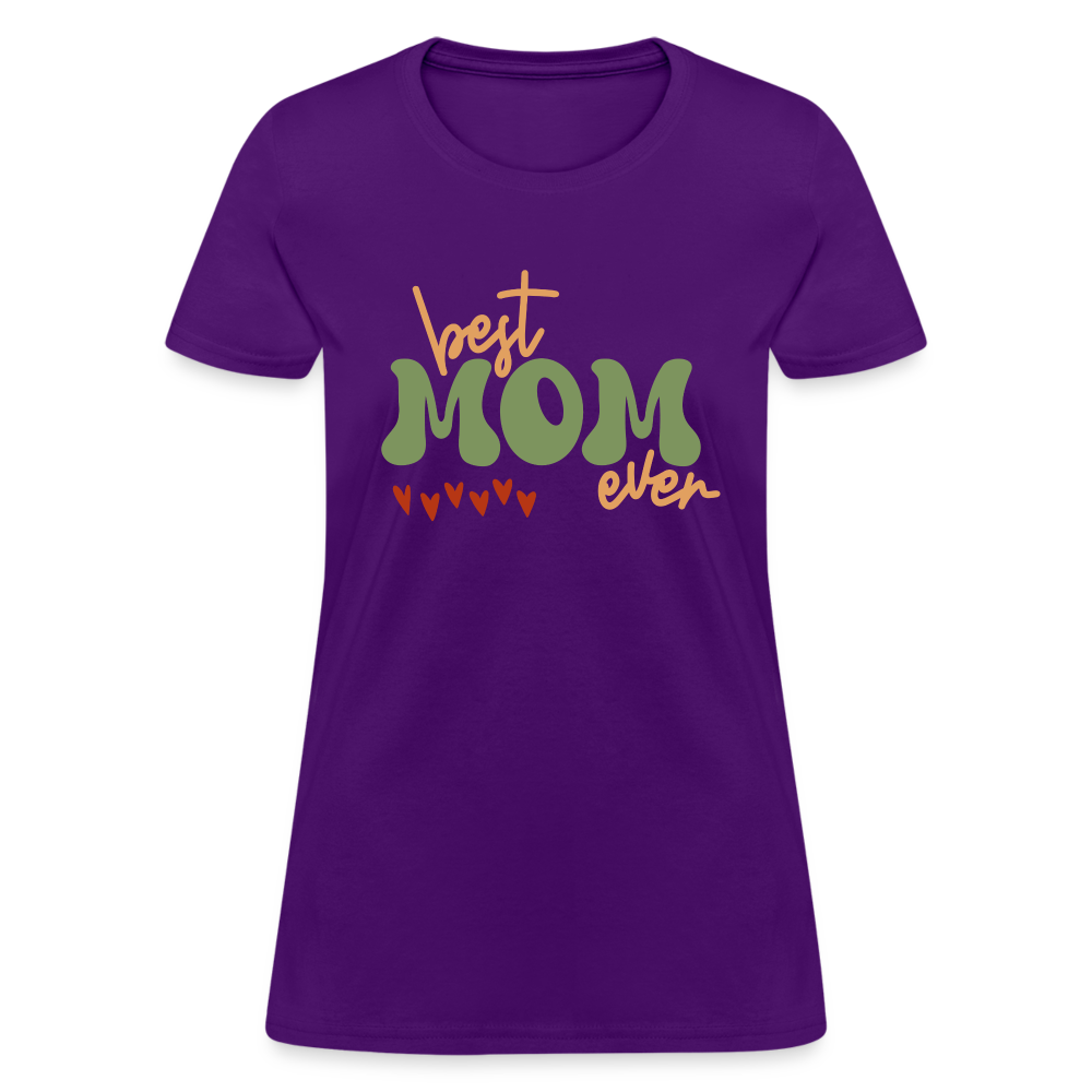 Women's T-Shirt - Best Mom Ever - purple