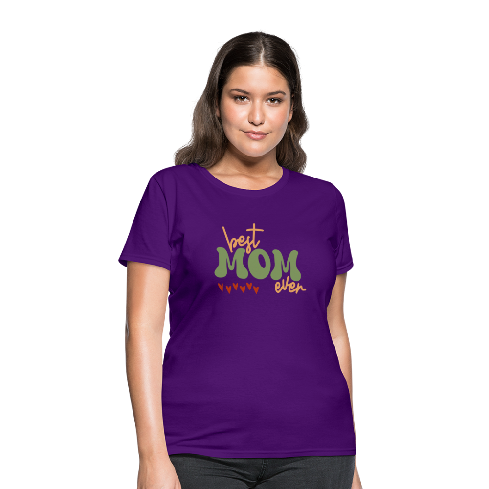 Women's T-Shirt - Best Mom Ever - purple