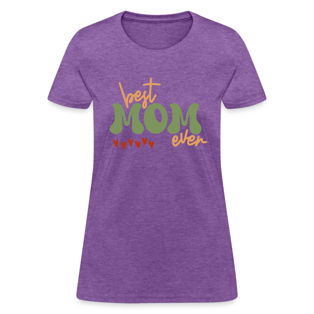 Women's T-Shirt - Best Mom Ever - purple heather