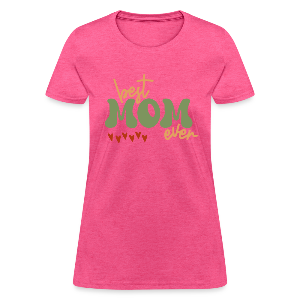 Women's T-Shirt - Best Mom Ever - heather pink