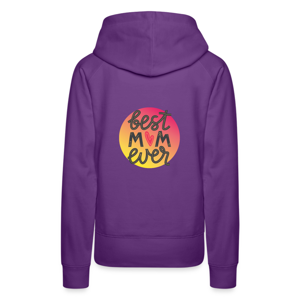 Women’s Premium Hoodie - Best Mom Ever - purple 