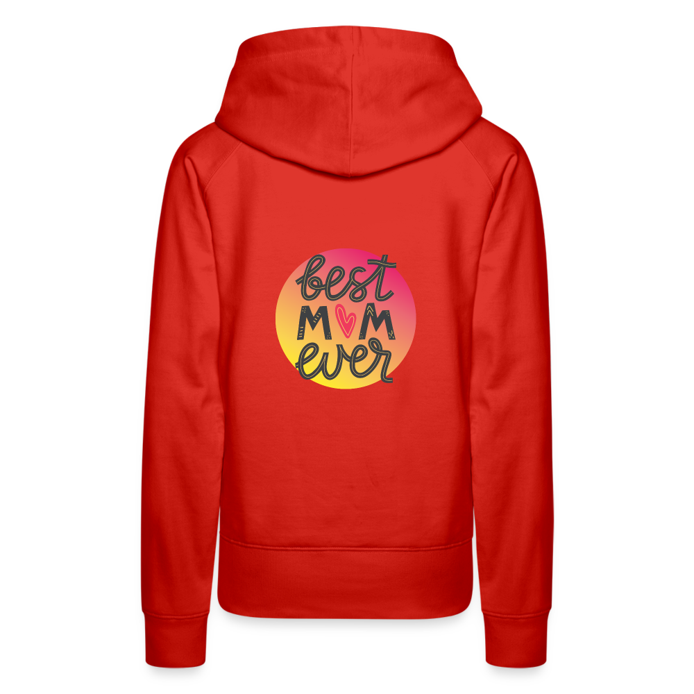 Women’s Premium Hoodie - Best Mom Ever - red