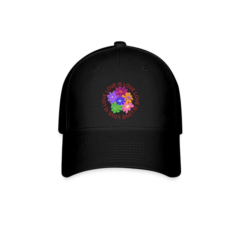 Baseball Cap - Love Is Love - black