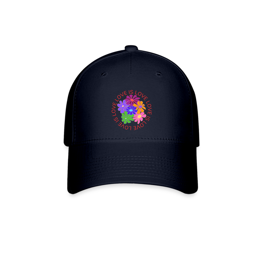 Baseball Cap - Love Is Love - navy