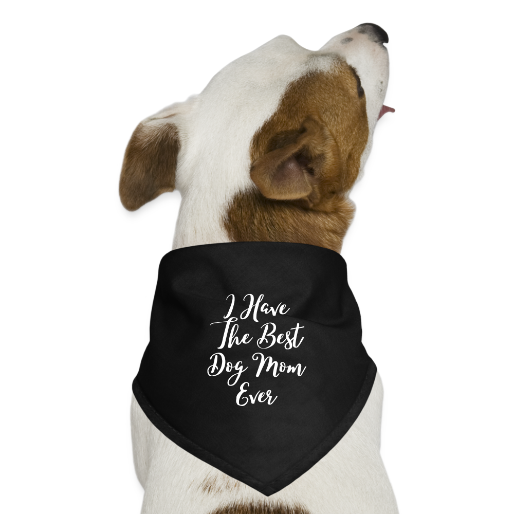 Dog Bandana - Best Dog Mom - black