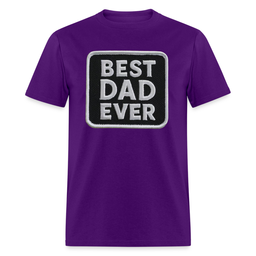 Best Dad Ever Unisex Classic T-Shirt - purple