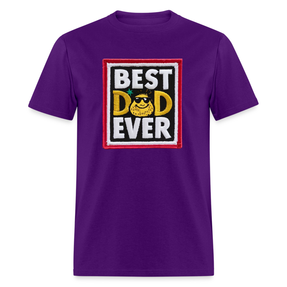 Best Dad Ever Unisex Classic T-Shirt - purple