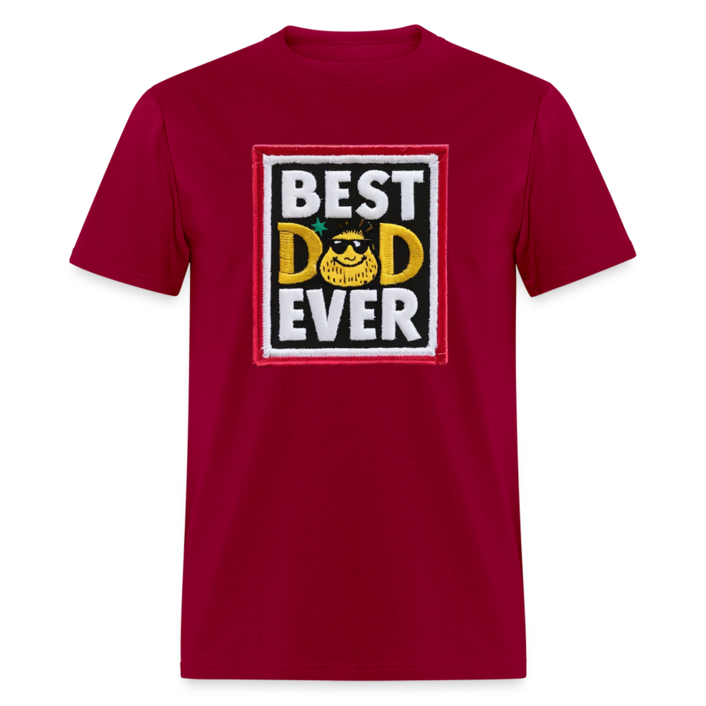 Best Dad Ever Unisex Classic T-Shirt - dark red