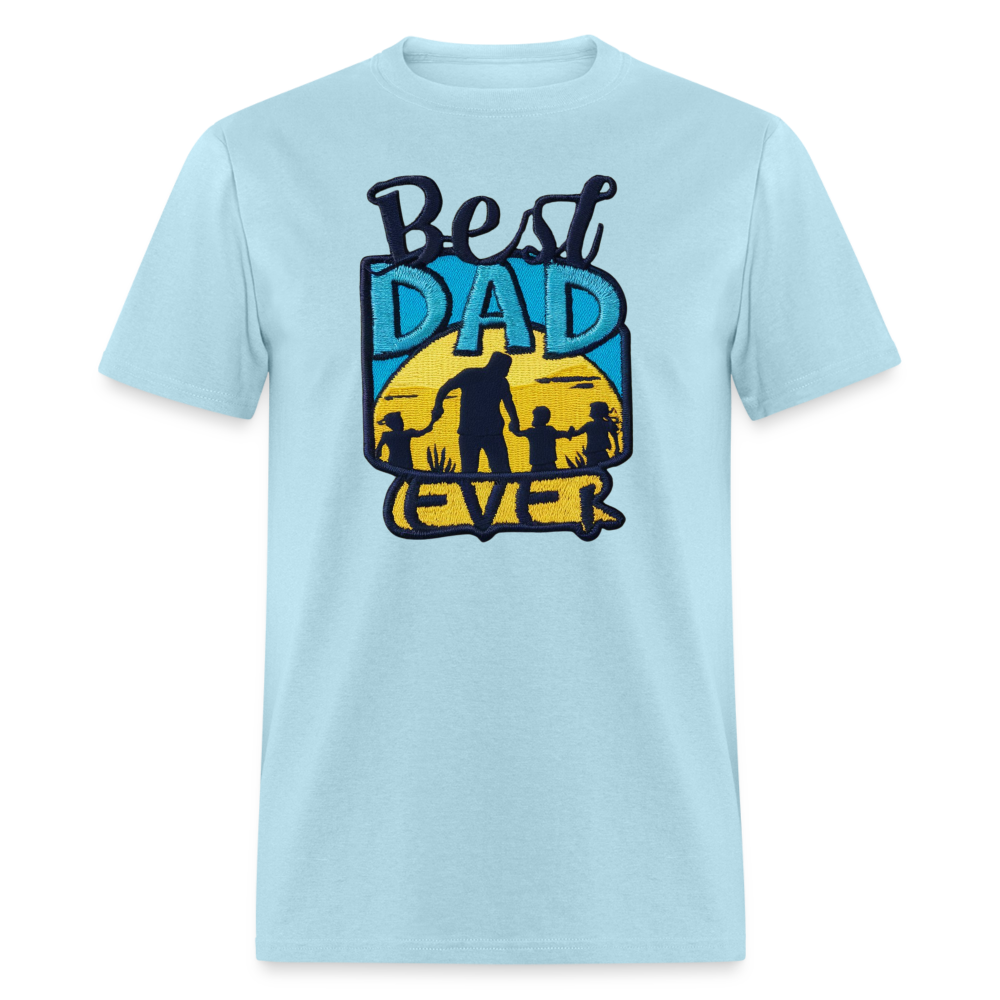 Best Dad Ever Unisex Classic T-Shirt - powder blue