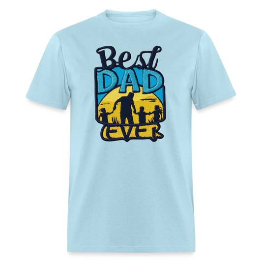 Best Dad Ever Unisex Classic T-Shirt - powder blue