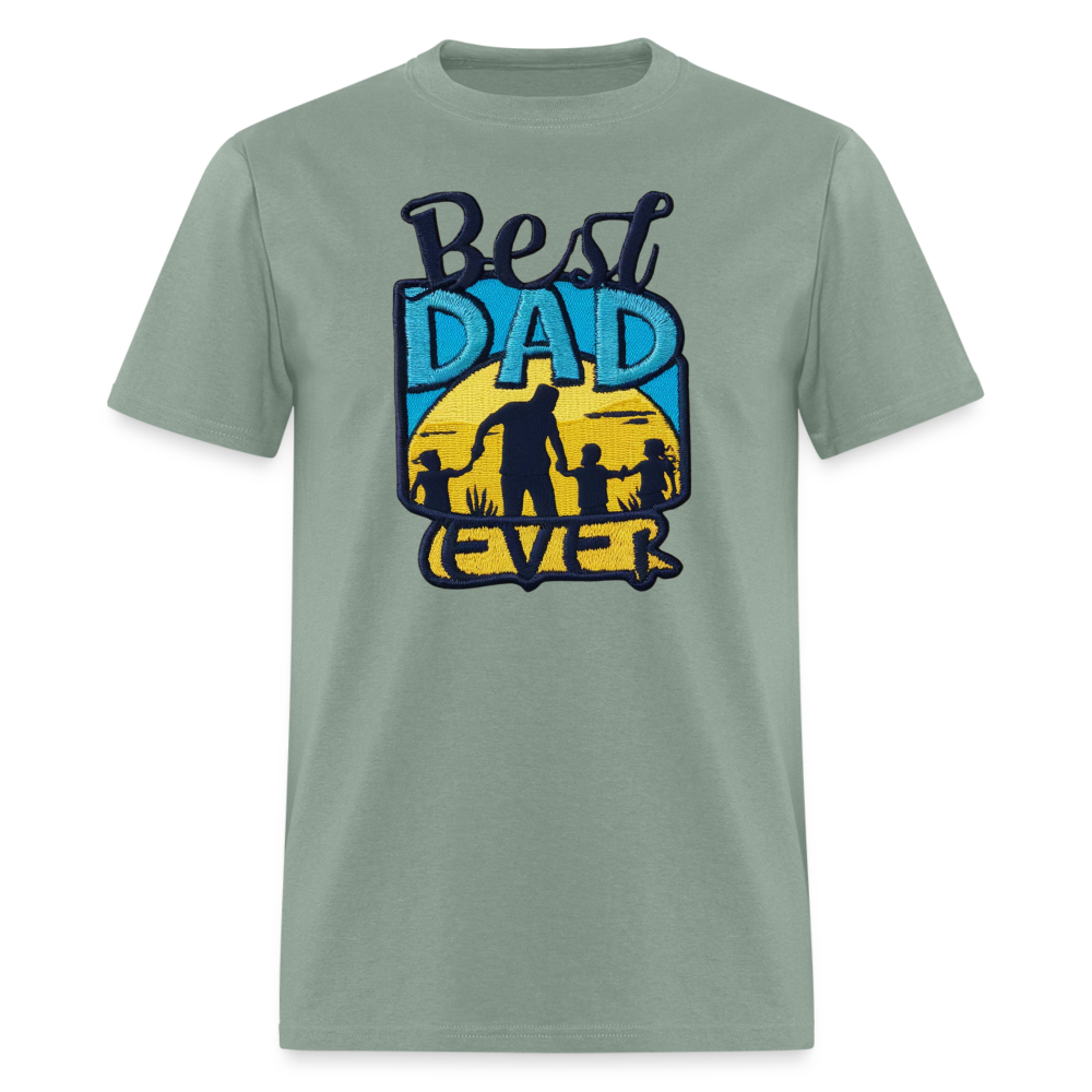 Best Dad Ever Unisex Classic T-Shirt - sage