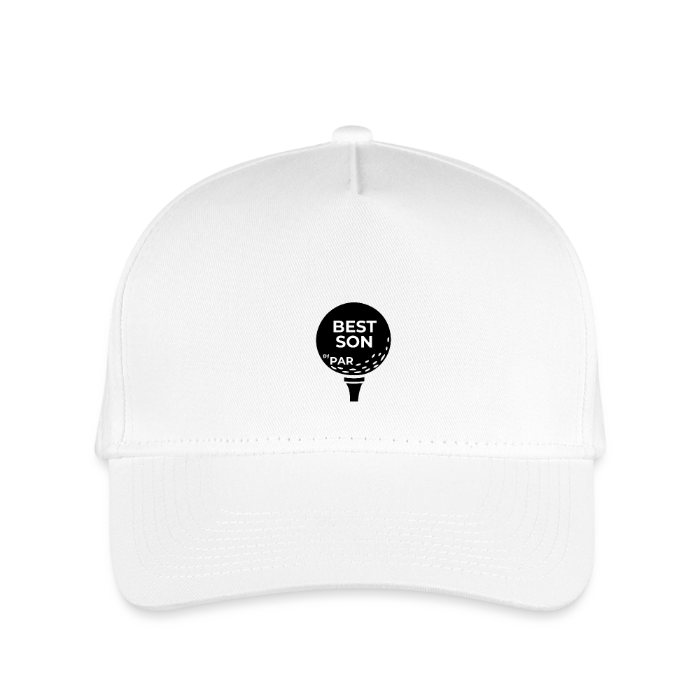 "Best Son By Par" - Kid's Baseball Cap - white