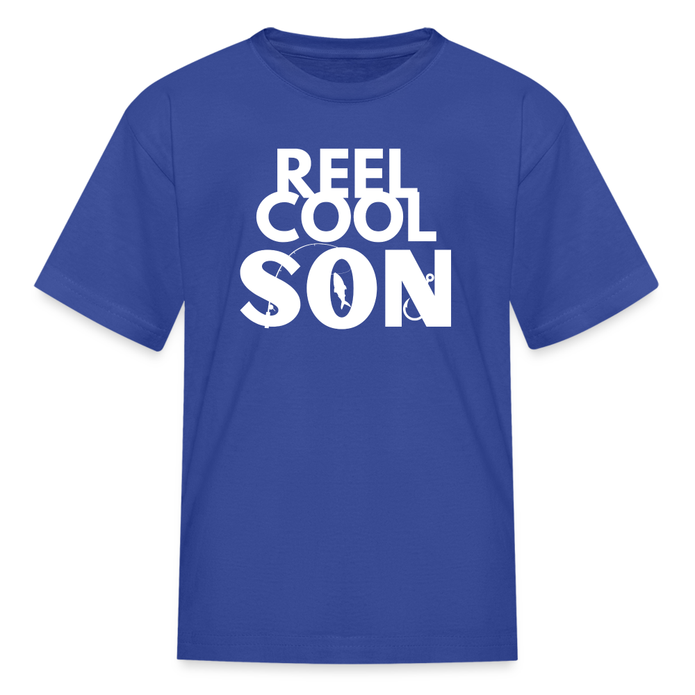 "REEL COOL SON" - Kids' T-Shirt - royal blue