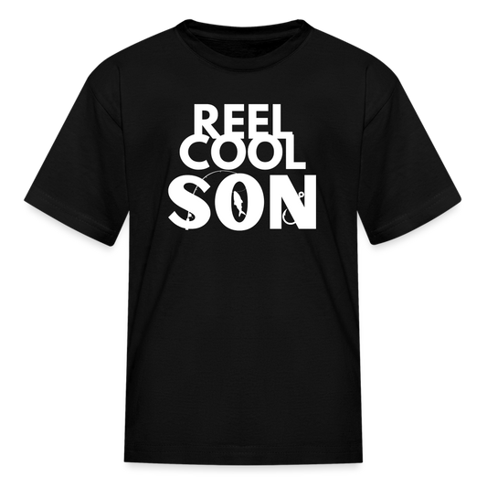 "REEL COOL SON" - Kids' T-Shirt - black