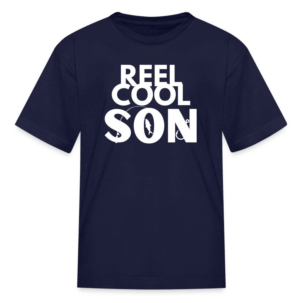 "REEL COOL SON" - Kids' T-Shirt - navy