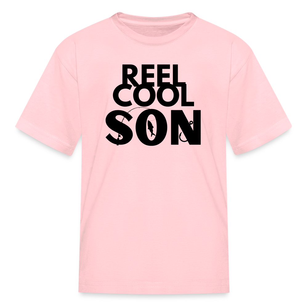 "REEL COOL SON" - Kids' T-Shirt - pink